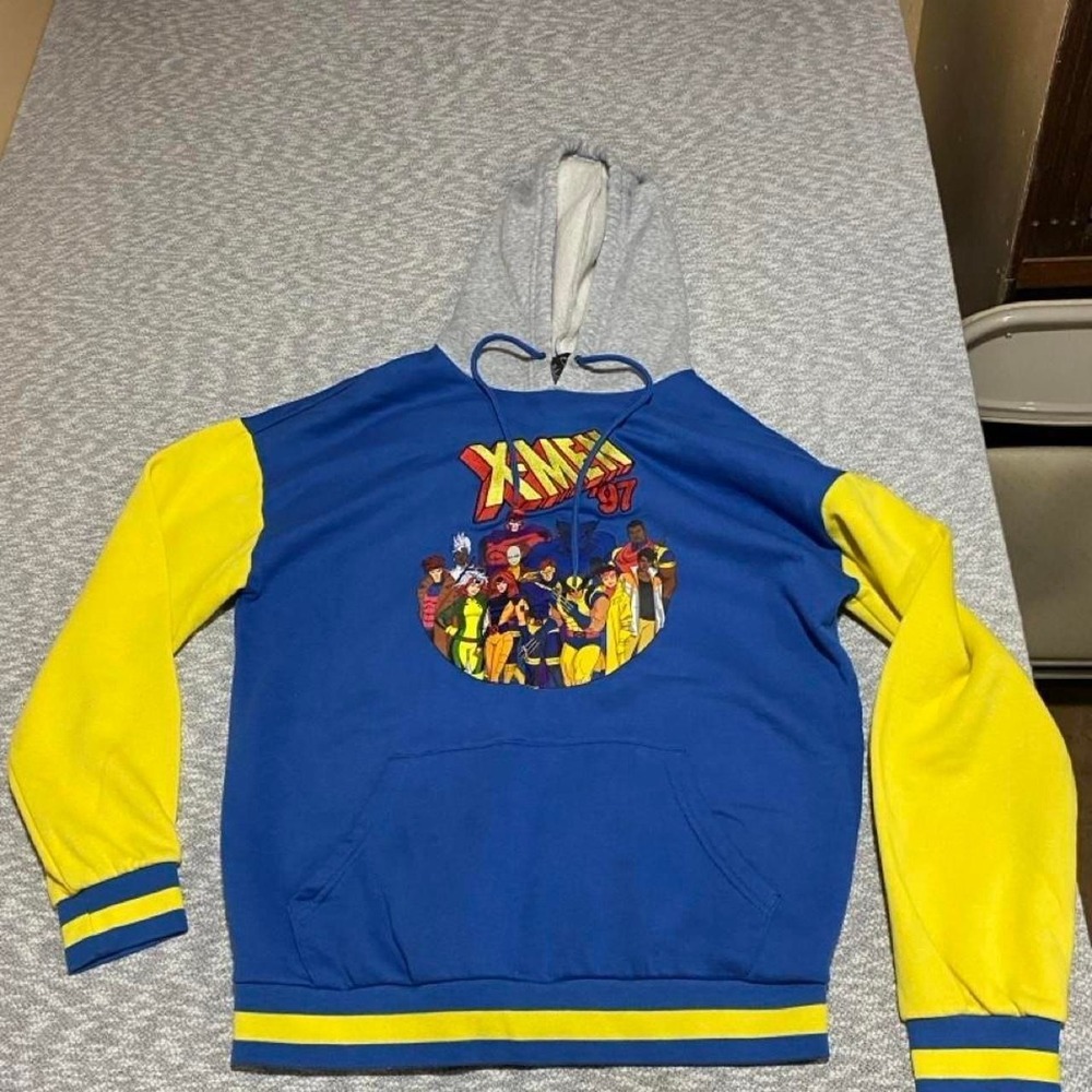 Marvel Studios X-Men 97 hoodie multicolor pullover & hood Size MD. SKU-B321